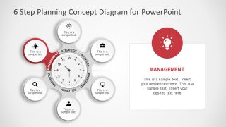 Light Bulb Icon Diagram of Planning Concept