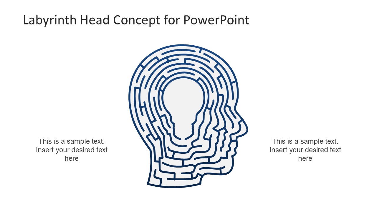 Clipart Head Concept Labyrinth 