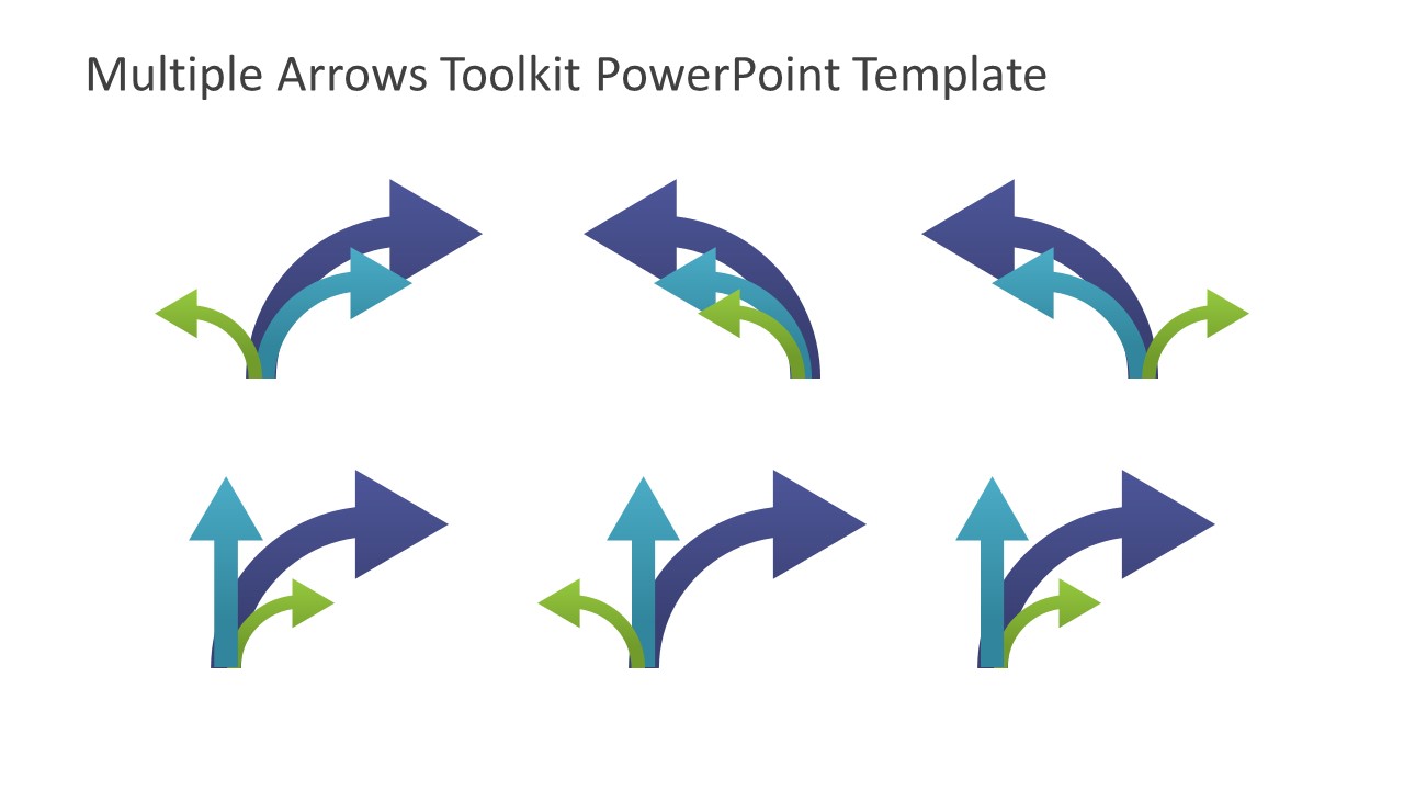multiple arrows toolkit powerpoint template - slidemodel multiple arrows toolkit powerpoint template - slidemodel, Presentation templates