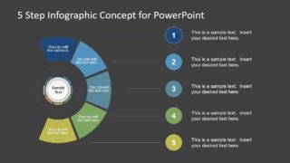 Circular Agenda PowerPoint Diagram