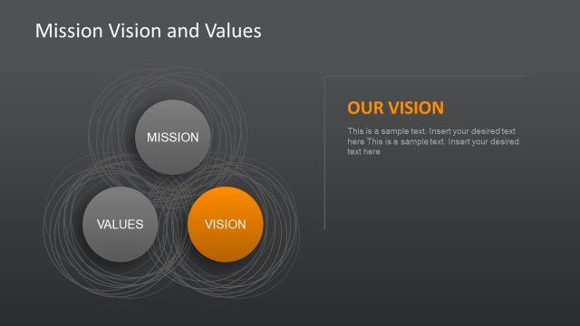 Creative Diagram of Mission Vision Presentation