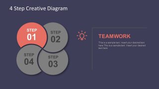  Flat Design Vector Template Process Flow