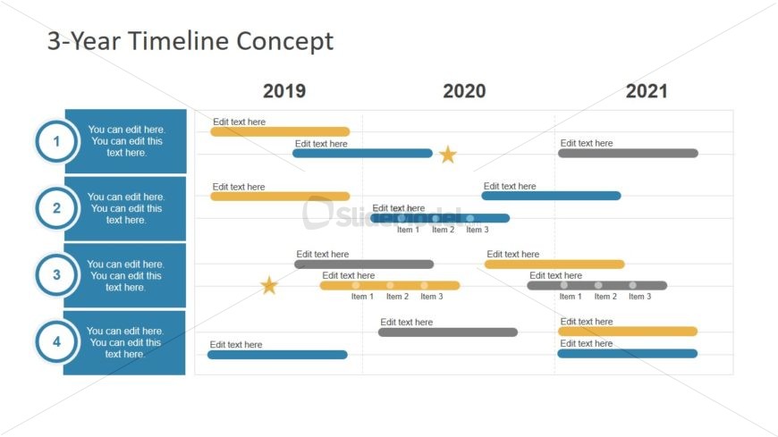 3 Year Time Management Slide