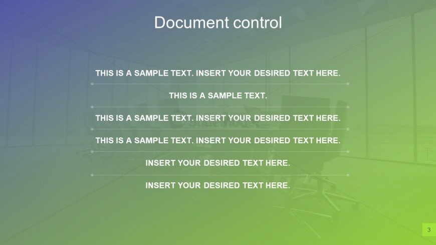 Organizational Profile Display in PowerPoint