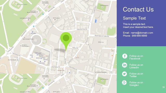 Contact PowerPoint Business Template
