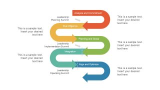 Vertical Roadmap and Timeline Slide