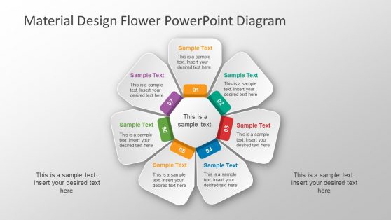 7 Steps Template Circular Diagram