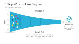 5 Stage Vector Template Diagram