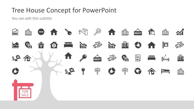 Useful Icons PowerPoint for Real Estate