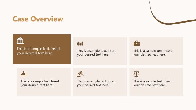 Editable Case Overview Template for PowerPoint
