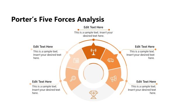 Porter’s Five Forces Analysis Industry Analysis PPT Template