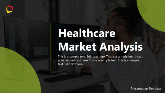 Healthcare Market Analysis Title Slide