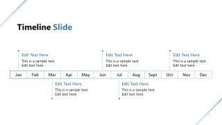Monthly Timeline for Annual Planning Slide 