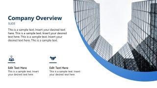 PowerPoint Template for Company Overview Slide 