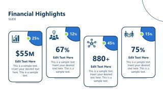 Slide with Multiple Columns - Company Profile Template 