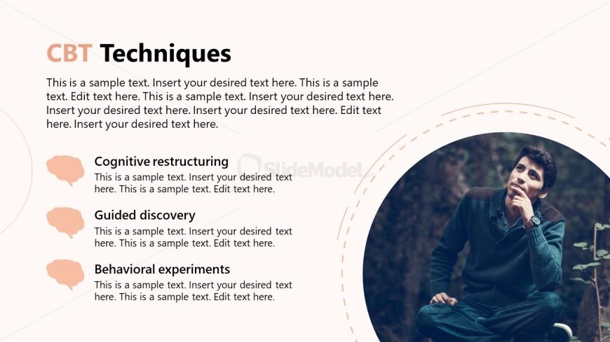 Cognitive Behavioral Therapy Slide Template 