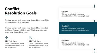 Conflict Resolution Template for Presentation