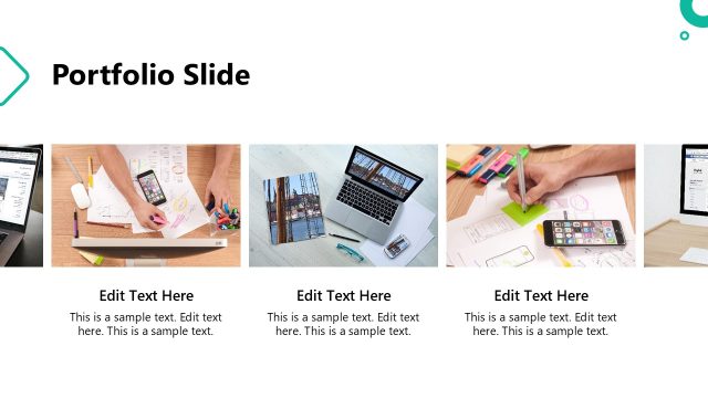 Editable Slide for Portfolio Presentation