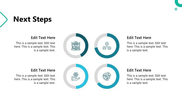 Customizable Next Steps Slide for Presentation
