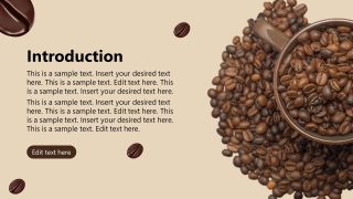 Coffee Company Profile Template Slide 