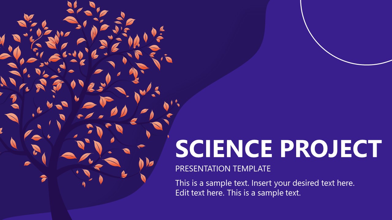 Science Project Template Slide 