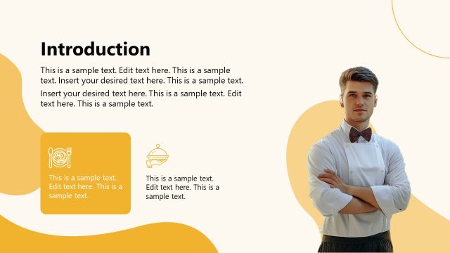 Introduction Slide – Restaurant Company Profile Template