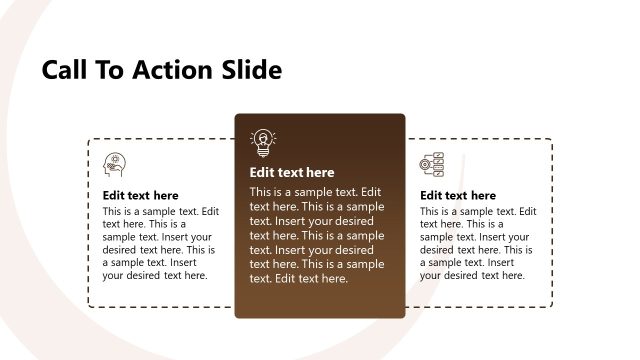 CTA PowerPoint Slide – Non-Profit Organization Template