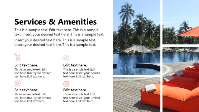 Services & Amenities PowerPoint Slide