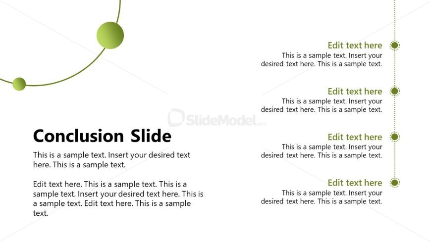 Creative Conclusion Slide for EIR PPT Template