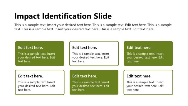 Impact Identification Slide – Environmental Impact Report Template