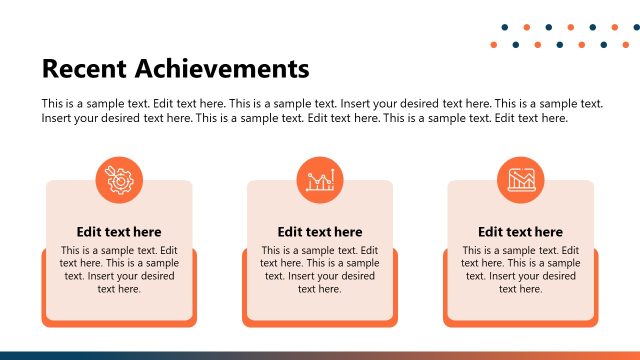 Recent Achievements PowerPoint Slide