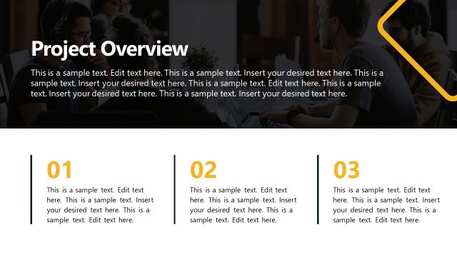 Project Overview PPT Slide – Weekly Project Update