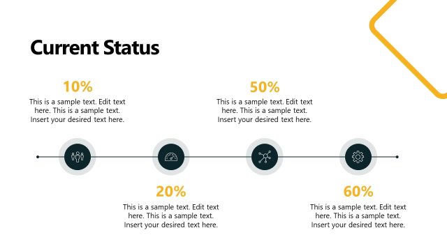 Current Status Slide for Weekly Project Update Template