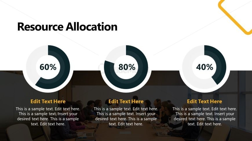 Circular Progress Charts PPT Slide 