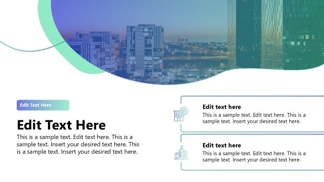 Engaging Organic Shapes Layout PowerPoint Slide