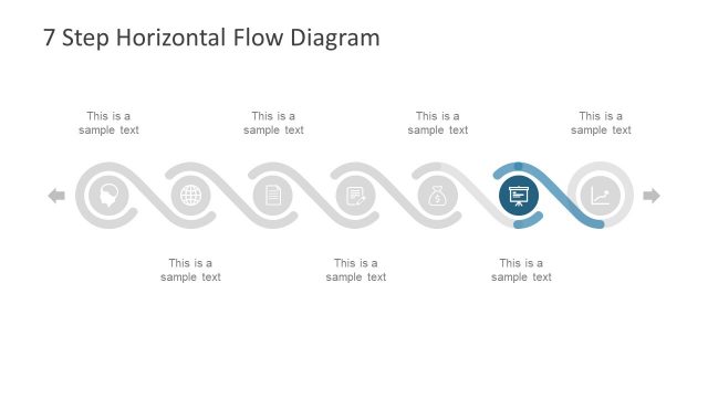 Horizontal Flow Diagram Template Financials
