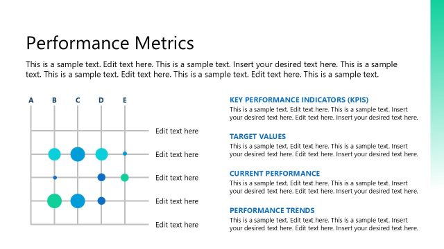Performance Metrics Graph Slide