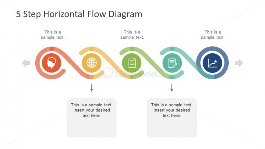 Visual Infographics Horizontal Template