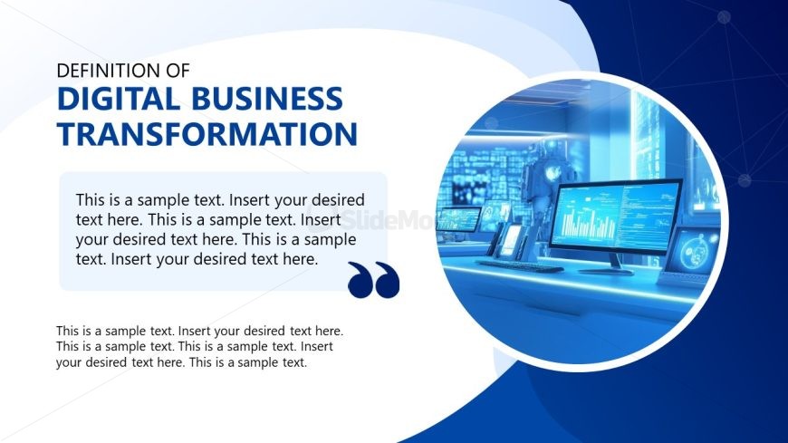 Digital Business Transformation Proposal PowerPoint Slide 