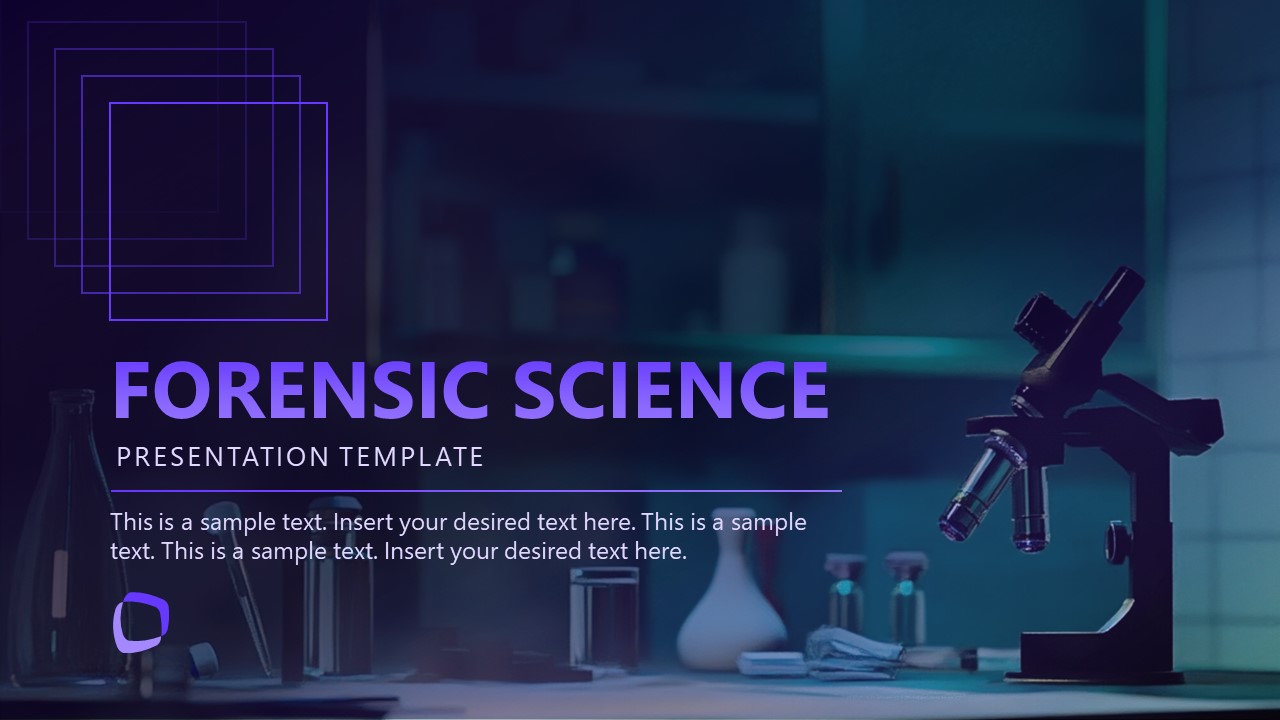 Editable Forensic Science PPT Template