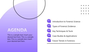 Customizable Forensic Science PPT Template