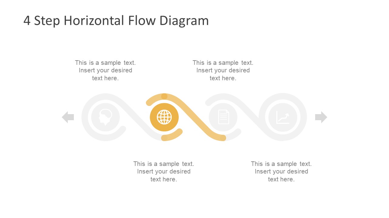 Infographic Powerpoint Horizontal Flow Timeline Slidemodel 4541