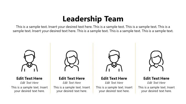 Leadership Team Presentation with Images