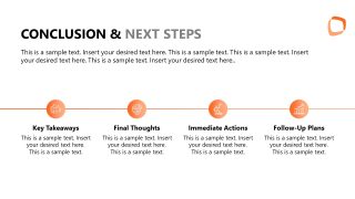 Distributor Onboarding Template Slide for Next Steps 