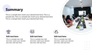 Summay Presentation Slide - Procedures Handbook Template 