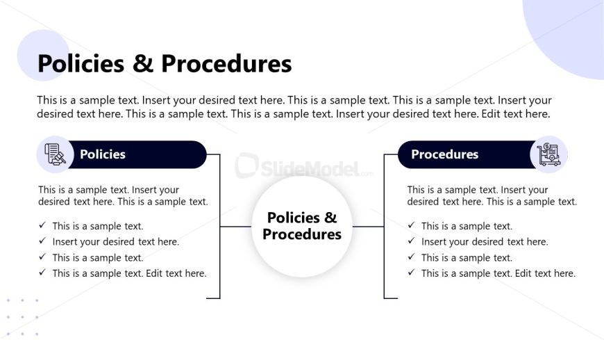 Procedures Handbook Template Slide 