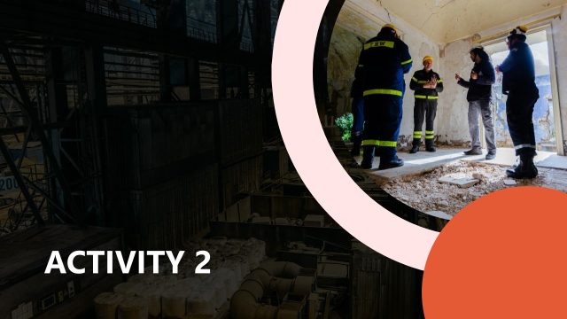 Editable Activity Title Slide  – Industrial Training PPT Template