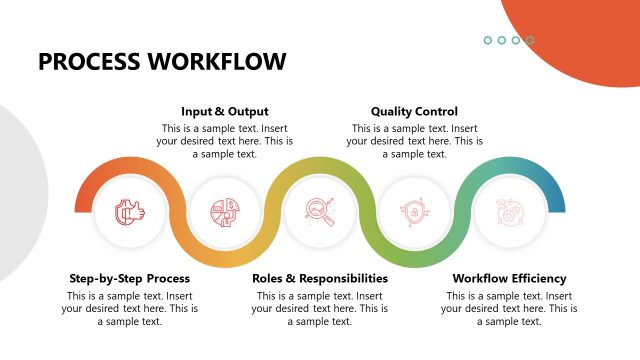 Process Workflow Slide – Industrial Training Template