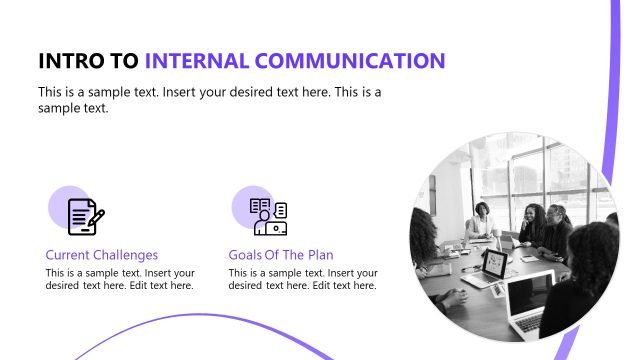 Intro To Internal Communication PPT Slide