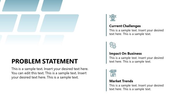 Problem Statement Slide – Business Slide Deck Template